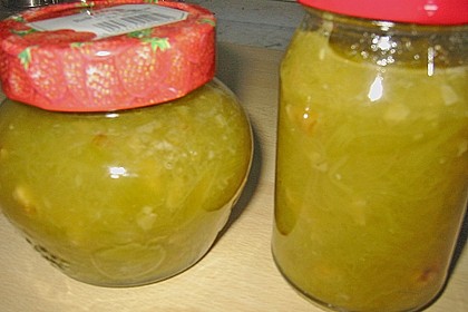 Rhabarbermarmelade mit Waln&uuml;ssen 2