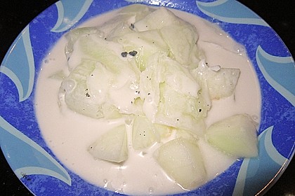 Honigmelone mit Kokosmilch 2
