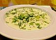 Spargelsuppe Gr&uuml;n/Wei&szlig;