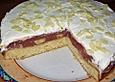 Leichte Rhabarber - Marzipantorte
