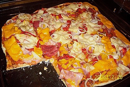 Gem&uuml;sepizza