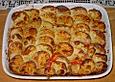 Kartoffel - Lauch - Gratin mit Schinken