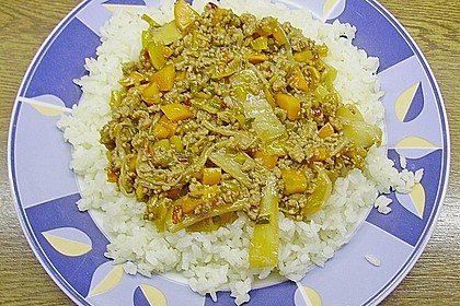Chinesische Hackfleischpfanne &aacute; la B&auml;rchen 1