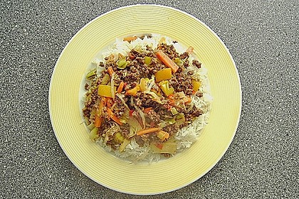 Chinesische Hackfleischpfanne &aacute; la B&auml;rchen