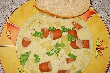 Kartoffel - K&auml;se - Suppe