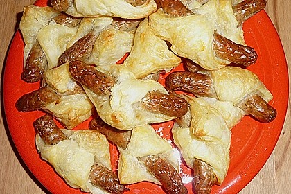 W&uuml;rstel in Bl&auml;tterteig 4