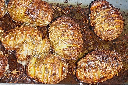 Schwedische Fächerkartoffeln 15