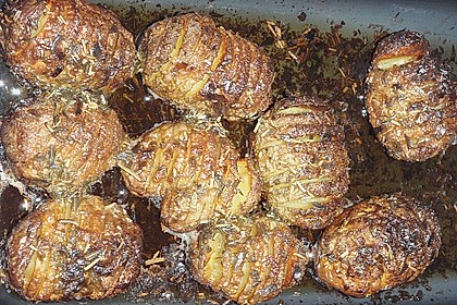 Schwedische Fächerkartoffeln 11