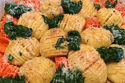Schwedische Fächerkartoffeln 1