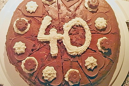 Milka - Herzen - Torte 38
