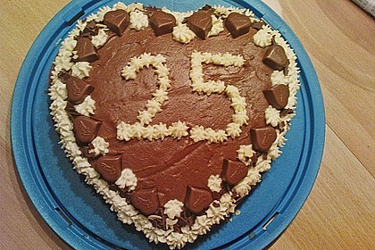 Milka - Herzen - Torte 25