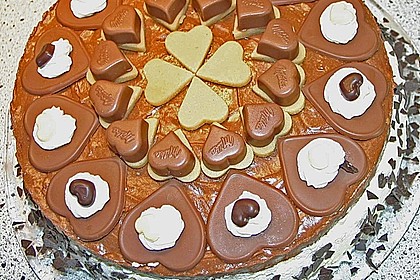 Milka - Herzen - Torte 16