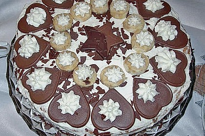 Milka - Herzen - Torte 1