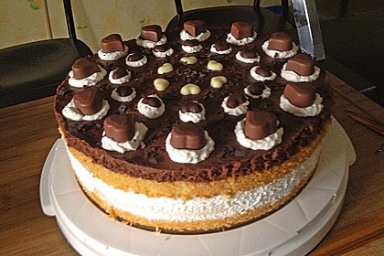 Milka - Herzen - Torte 3