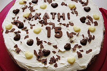 Milka - Herzen - Torte 34
