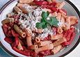 W&uuml;rzige Penne mit Koriander