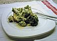 Folienkartoffeln mit Brokkoli - Sauerrahm - Dipp