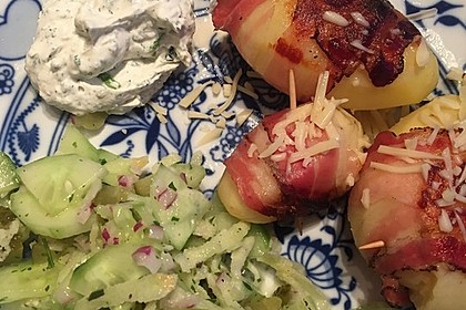 Gurkensalat mit Apfel 2