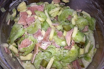 Gurkensalat mit Apfel 5