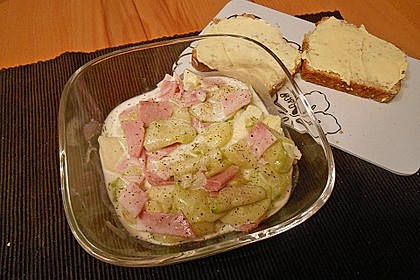Gurkensalat mit Apfel 10