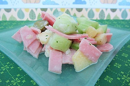 Gurkensalat mit Apfel 9