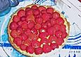 Wei&szlig;er Schoko - Erdbeerkuchen