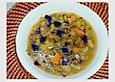 Lauchsuppe, bunt