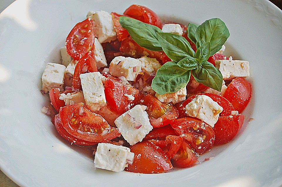 Tomatensalat mit Feta - Käse (Rezept mit Bild) von schorsch12 | Chefkoch.de