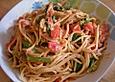Nudeln mit Spinat - Thunfisch - Sauce
