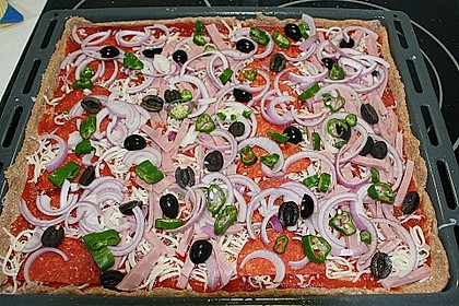 Dinkel - Pizzateig 1