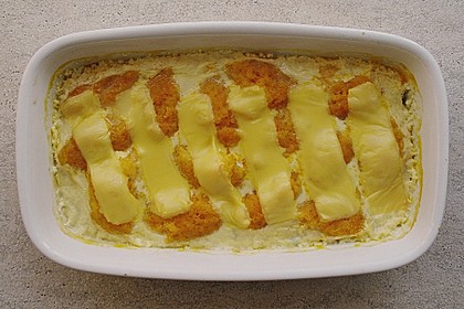 Grießnocken mit Gorgonzola - Sauce 1