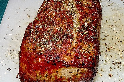 Kräuteriger Schweinebraten für Aufschnitt 10