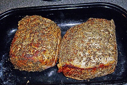 Kräuteriger Schweinebraten für Aufschnitt 9