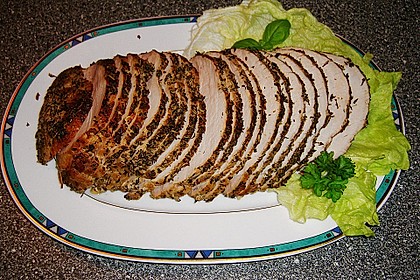 Kräuteriger Schweinebraten für Aufschnitt 3