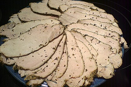 Kräuteriger Schweinebraten für Aufschnitt 12