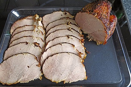 Kräuteriger Schweinebraten für Aufschnitt 4