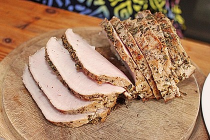 Kräuteriger Schweinebraten für Aufschnitt 1
