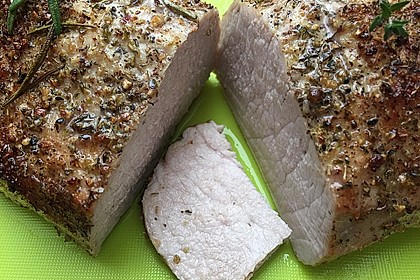 Kräuteriger Schweinebraten für Aufschnitt 8