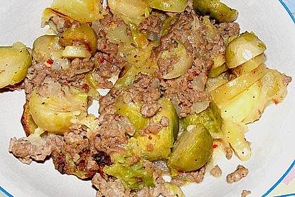 Rosenkohl - Hackauflauf 4