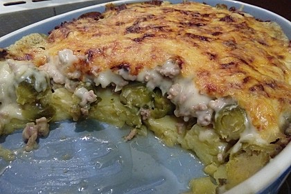 Rosenkohl - Hackauflauf 1