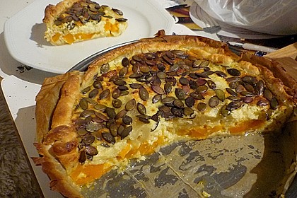 K&uuml;rbis - H&uuml;ttenk&auml;se - Quiche