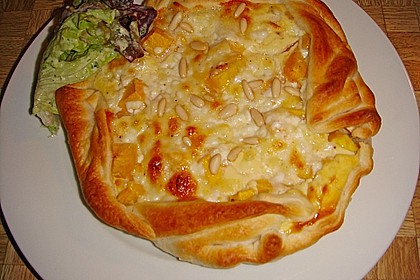 K&uuml;rbis - H&uuml;ttenk&auml;se - Quiche 3