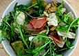 Rucola - Orangensalat mit  R&auml;ucherlachs und Waln&uuml;ssen