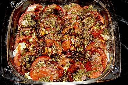 Tomatensalat &aacute; la Caprese