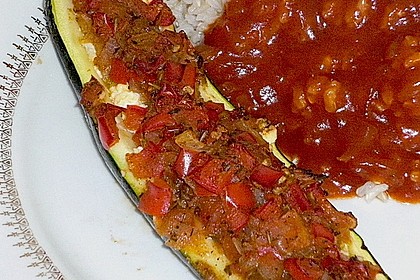 Gefüllte Zucchini 2