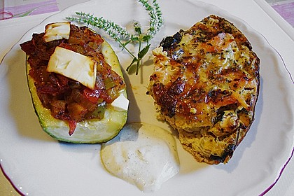 Gefüllte Zucchini 1