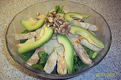 Avocado - H&auml;hnchen Salat