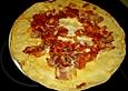 Pfannkuchen mit Speck und K&auml;se
