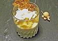 Joghurt - Mousse mit wei&szlig;er Schokolade