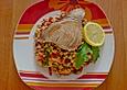 Thunfischsteak mit Couscoussalat